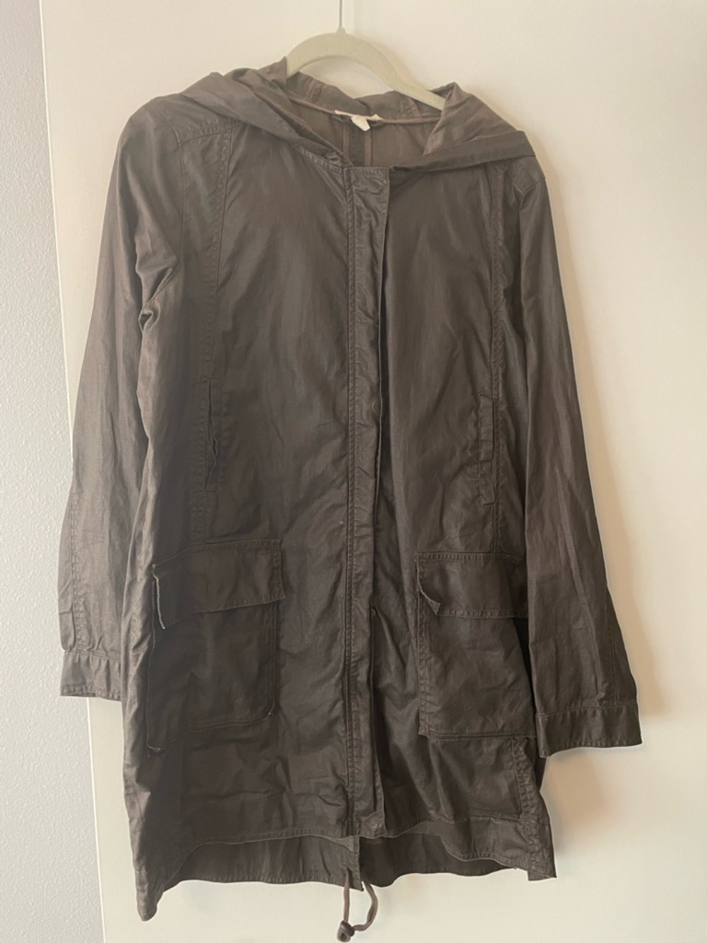 Eileen Fisher Women’s Hooded Utility Jacket - Army Green